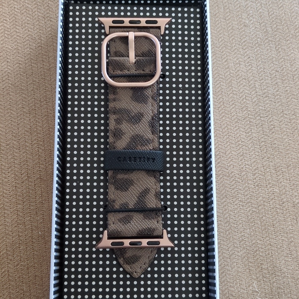 Casetify Camouflage Apple Watch Band with Rose Gold Hardware - Picture 3 of 5